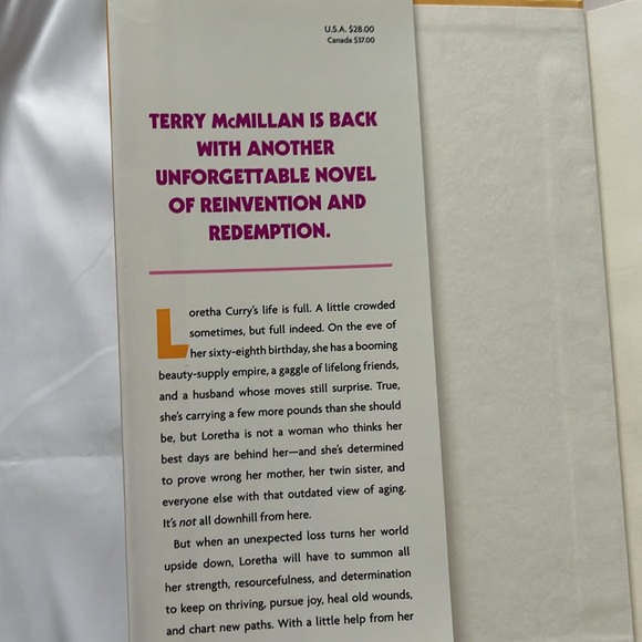 Terry McMillan Book “It’s All Downhill From Here” Like New Signed Copy - Picture 2 of 6